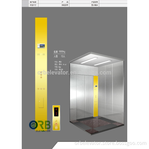 Elevator car operation panel full top height COP, customize cop lift parts